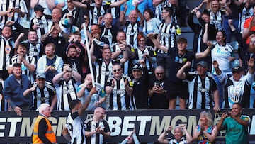 Newcastle were too much for 10-man Chelsea in the Premier League race for a European spot.