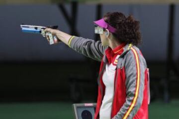 Sonia Franquet, 29ª en la primera ronda de Tiro Pistola 25 metros. 