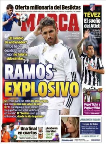 Portadas de la prensa deportiva