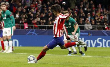 João Félix, el miércoles pasado contra el Lokomotiv.