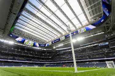 El nuevo videmarcador del estadio Santiago Bernabéu se estrena el día del Clásico. Así de impresionante se ve.