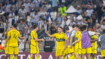 Columbus Crew's players celebrate