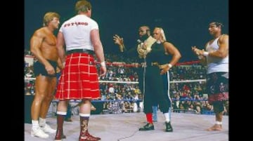 WrestleMania 1, La dupla Mr. T-Hulk Hogan derrotó a Roddy Piper y y Paul Orndorff