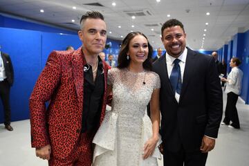 Robbie Williams, Aida Garifullina y Ronaldo