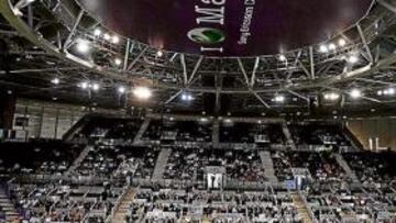 <b>FRÍAS GRADAS. </b>El Madrid Arena no acogió con la calidez que se esperaba a las maestras del tenis.