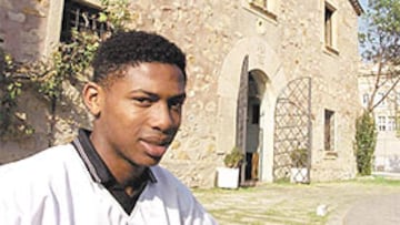 Franck Songoo, hijo del portero del Depor