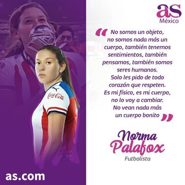 Norma Palafox exige respeto: "No vean nada más un cuerpo bonito"