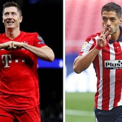 Lewandowski vs Suárez, un duelo de goleadores de época
