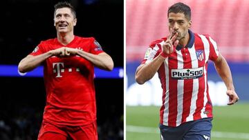 Lewandowski y Luis Suárez.