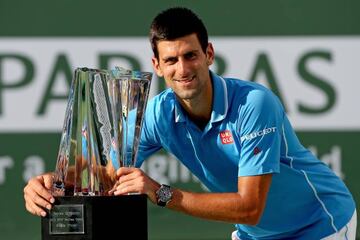 Novak Djokovic es el máximo ganador del Indian Wells con cinco ediciones conseguidas, la más reciente en 2016.