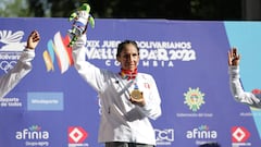 Gladys Tejeda gana el oro en atletismo