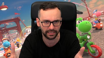 Xokas jugando a Mario Kart World