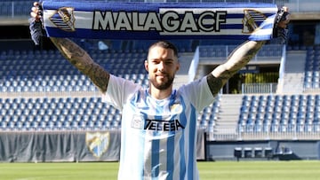 Tete Morente: "Vengo a hacer carrera en el Málaga"