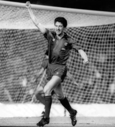 Barcelona (1982-1986) - Espanyol (1986-1989).