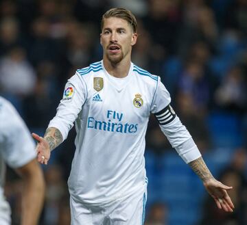 Así ha cambiado el look de Sergio Ramos en el Real Madrid