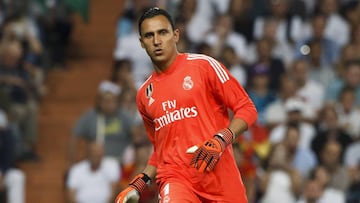 Keylor Navas con el Real Madrid.