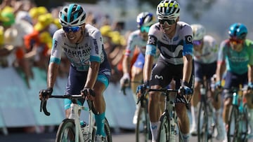 Bahrain destaca la convicción de Buitrago para seguir en el Tour de Francia.