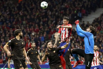 El defensa uruguayo del Atlético de Madrid José María Giménez