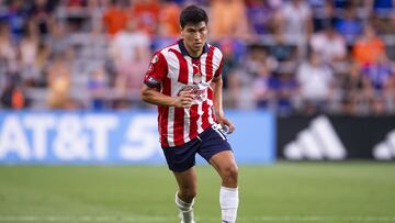     Erick Gutierrez of Guadalajara during the game Guadalajara vs FC Cincinnati, corresponding to the group stage of the Leagues Cup 2023, at TQL Stadium, on July 27, 2023.

<br><br>

 Erick Gutierrez de Guadalajara durante el partido Guadalajara vs FC Cincinnati, correspondiente a la fase de grupos de la Leagues Cup 2023, en el Estadio TQL, el 27 de Julio de 2023.