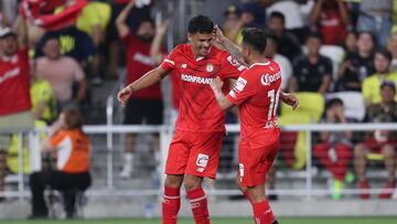    Robert Morales celebrates his goal 2-4 of Toluca during the game Nashville vs Toluca, corresponding to the group stage of the Leagues Cup 2023, at Geodis Park Stadium, on July 27, 2023.

<br><br>

Robert Morales celebra su gol 2-4 de Toluca durante el partido Nashville vs Toluca, correspondiente a la fase de grupos de la Leagues Cup 2023, en el Estadio Geodis Park, el 27 de Julio de 2023.