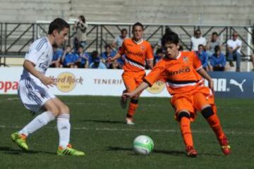 XVIII TORNEO INTERNACIONAL BLUE BBVA DE ARONA DE FUTBOL7 FUTBOL ALEVIN SEMIFINAL REAL MADRID - VALENCIA