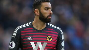 Rui Patricio, en un partido con el Wolverhampton.