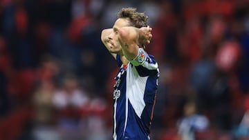 Sergio Canales of Monterrey during the Quarter-Final second leg match between Toluca and Monterrey as part of the Liga BBVA MX, Torneo Clausura 2025 at Nemesio Diez Stadium on May 10, 2025 in Toluca, Estado de Mexico, Mexico.