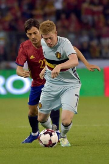 Kevin De Bruyne y David Silva.