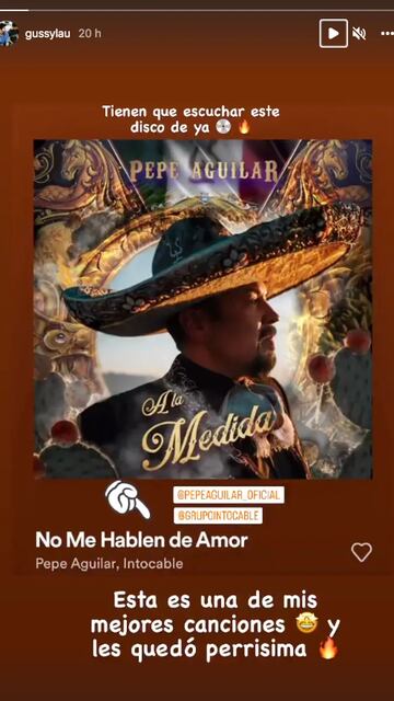 Mensaje de Gussy Lau a Pepe Aguilar