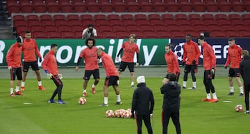 Keylor Navas, Marcelo y Mariano.