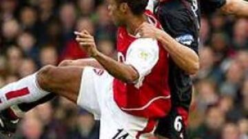 <b>NO MOJÓ.</b> El gran delantero francñes no marcó en el partido contra el Charlton.