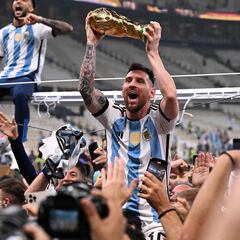 La copa falsa de Messi en la final del Mundial