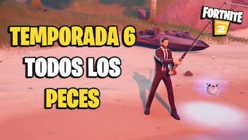 Fortnite Temporada 6: todos los peces y c&oacute;mo y d&oacute;nde pescarlos