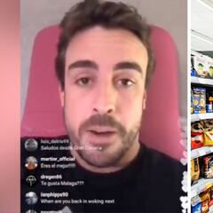 El surrealista vídeo de Alonso y la compra en el supermercado que ha vuelto a hacerse viral