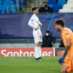 Marco Asensio marca y se reivindica en dos toques