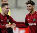 Sebastián Soto debutó en la Bundesliga con el Hannover 96