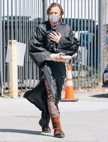 Star Wars: primeras fotos filtradas de Ewan McGregor como Obi-Wan en el set de rodaje