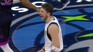 'All Doncic Star' y sus tres acciones para remontar el partido: ¡ojo al triple para la victoria!