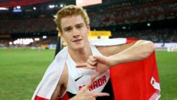 Barber tras proclamarse campeón del mundo.