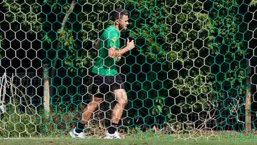 Matheus, al margen del grupo esta semana.