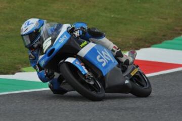 Romano Fenati en los libres.