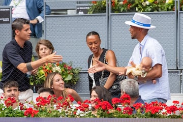 Álvaro Morata, Alice Campello, Ana Peleteiro y Benjamin Compaoré.