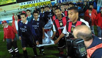 FUTBOL 01/02 7/11/01 COPA DEL REY MARINO DE LUANCO-DEPORTIVO DE LA CORU&Ntilde;A FOTO DAVID LOPEZ