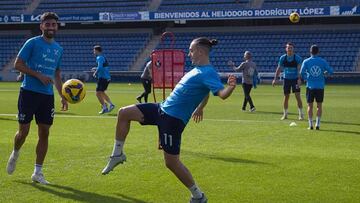 Entrenamiento del CD Tenerife