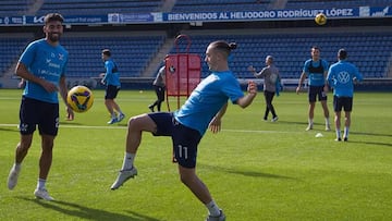 Entrenamiento del CD Tenerife