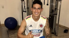 James da señales para ser titular frente a Brasil: "Me siento bien"
