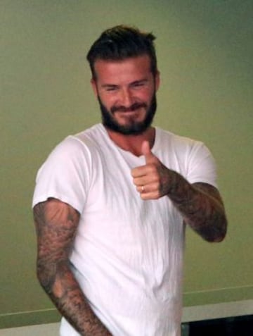 David Beckham en 2014.