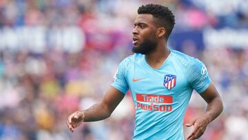 Lemar, durante el partido contra el Levante.