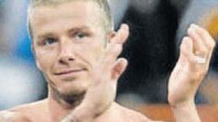 Calderón: "Queríamos que Beckham siguiese"