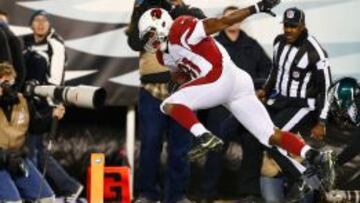 David Johnson, en uno de sus touchdowns.